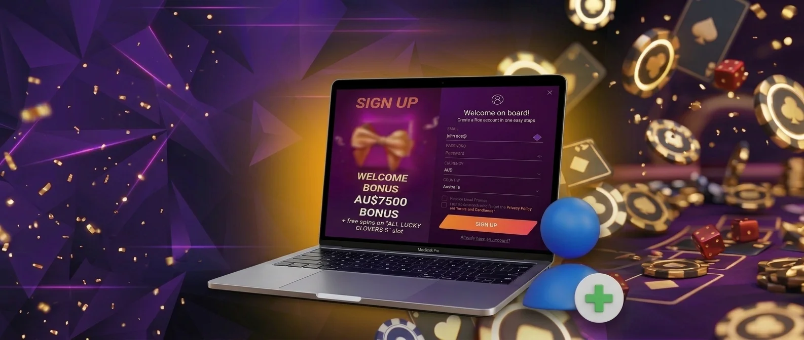 Register at Ricky Casino Australia